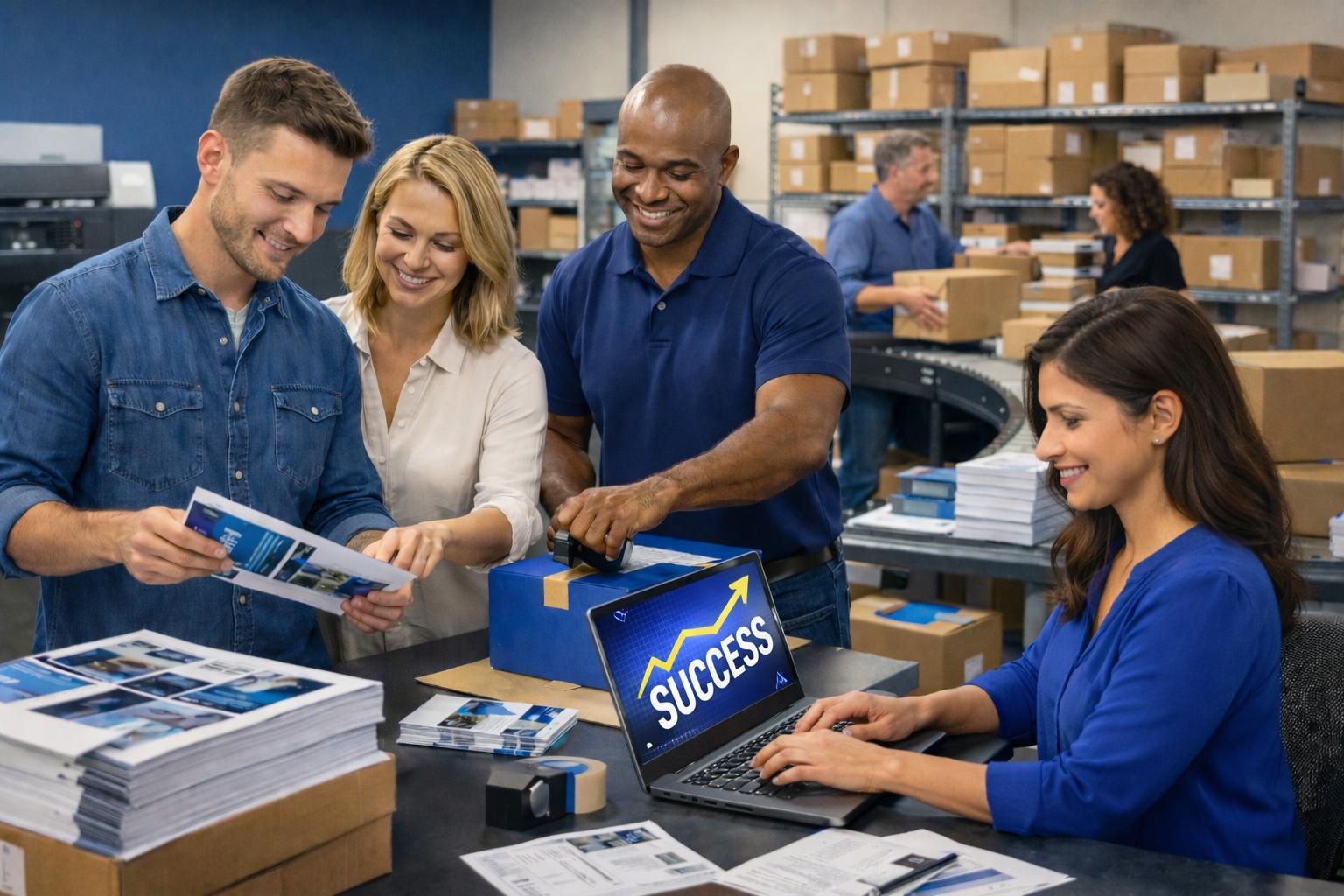 KMR Partners direct mail coordination team managing campaign execution